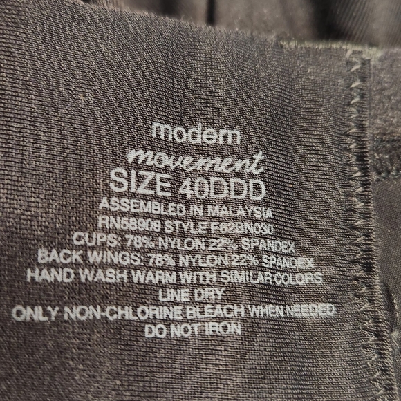 MODEM BRA 40 DDD Underwire - Picture 4 of 6